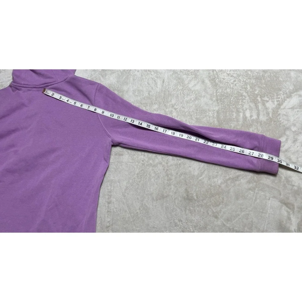 Nike Sportswear Club Hoodie Girls Large Purple Fleece Full Zip Logo Sweatshirt